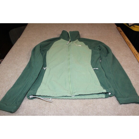 North Face Campshire Hoodie 2.0 Womens Size XS Green Sherpa Fleece Jacket - Picture 1 of 16